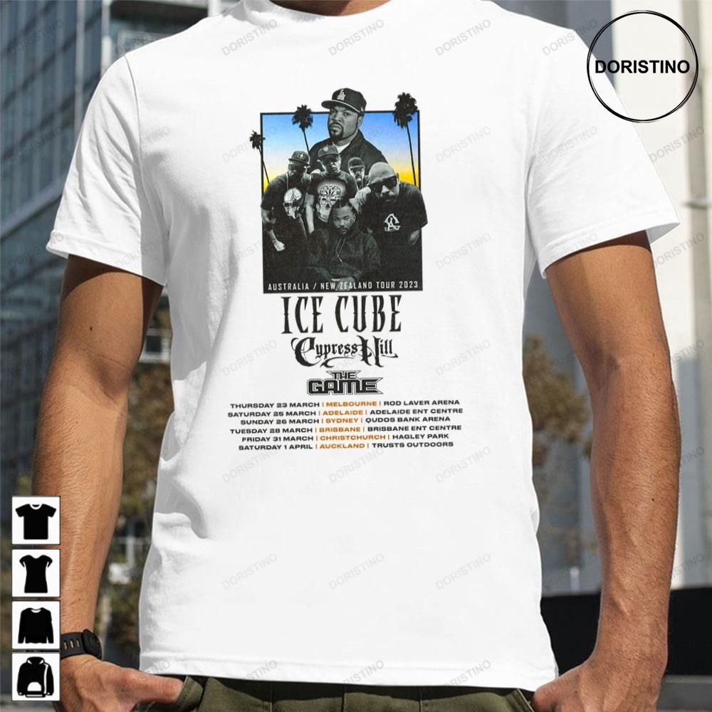 Australia New Zealand Ice Cube Cypress Hill The Game Trending Style